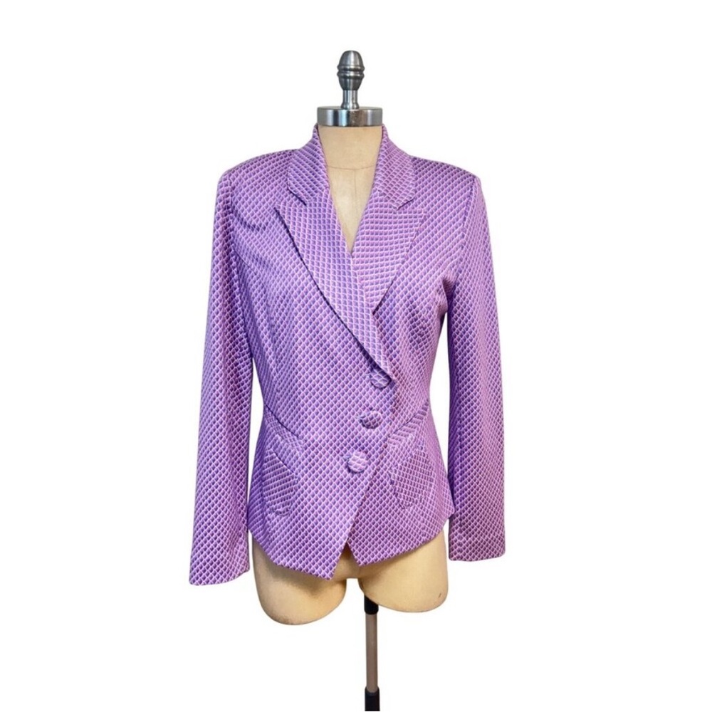 Cabi Imperial Elegant Lavender Women's Blazer - Picture 3 of 5